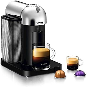 Nespresso GCA1-US-CH-NE VertuoLine Coffee and Espresso Maker Chrome