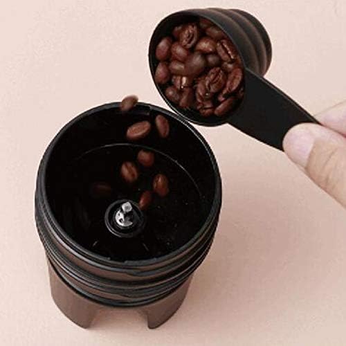 Portable Coffee Maker 3 in 1 Coffee Grinder Electric Coffee Filter Coffee Cup Drip Coffee Machine Coffee Dripper Set for Home (Black) (Black)