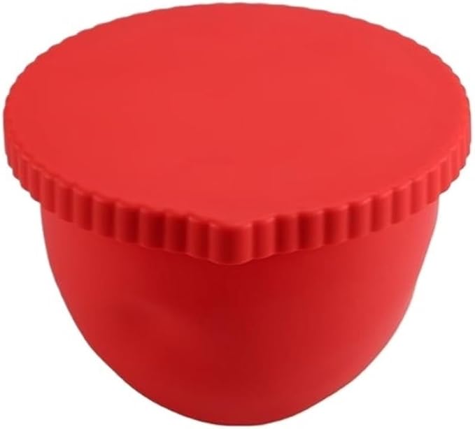B50C Mixaid Silicone Liners With Lid Compatible For Kitchenaid Tilt-Head 5 Qt Mixers - Mixer Attachments Accessories(Red)