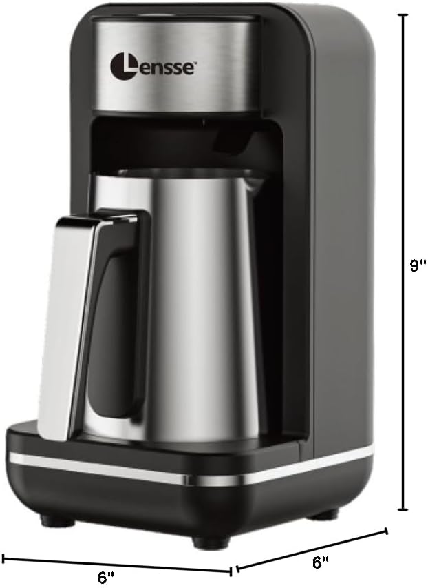 Turkish Coffee Maker - 1 to 4 Cup Brewing Capacity for Delicious Turkish &amp Greek Coffee