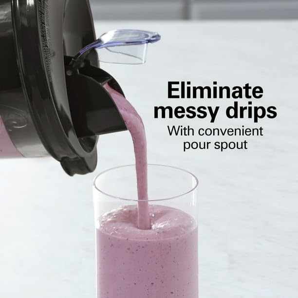 Wave Action Quiet Blender 48 Oz. Glass Jar 12 Blending Functions Black 53530F ICE-CRUSHING POWER ULTRA-SMOOTH RESULTS WITH PATENTED WAVE~ACTION SYSTEM