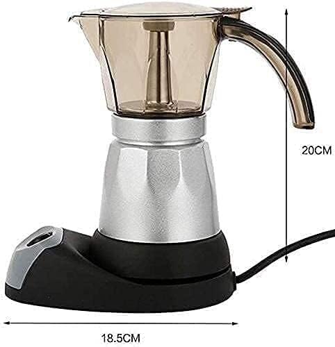Coffe Maker Electric Coffee Machine Household Appliances Aluminum Mocha Coffee Pot Portable Coffee Kettle Premium Food-grade Aluminum Is Non-toxic And Rust-proo 20240311
