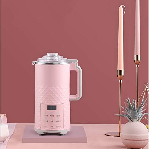 Automatic Electric Soymilk Machine Household Multifunction Mini Juicer Soya-Bean Milk Stir Rice Paste Filter-free Maker(Black)