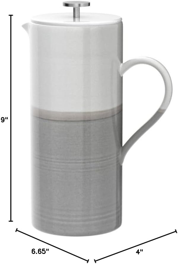 Royal Doulton Coffee Studio French Press Grey 50 oz
