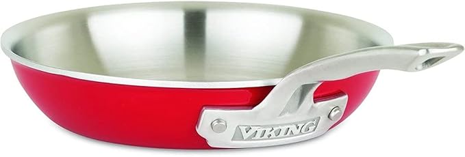 Viking Multi-Ply Color 2-Ply 11pc Cookware Set with Stainless Steel Lids Red