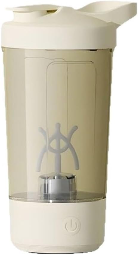 Electric Fitness Protein Powder Mixing Cup(-white)