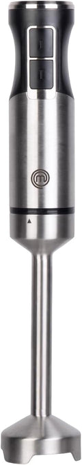 MasterChef Immersion Blender Handheld Stainless Steel Hand Held Blending Stick Emulsifier Puree Blender for Making Baby Food Soup Sauces etc Powerful 400W Motor with Variable Speed Control