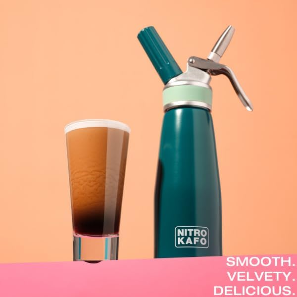 Premium 1L Nitro Coffee Maker Aluminum Nitro Cold Brew Coffee Maker with Special Nitro Diffuser Nozzle &amp Cold Brew Pitcher for Making Nitro Cold Brew 1 Quart/1L