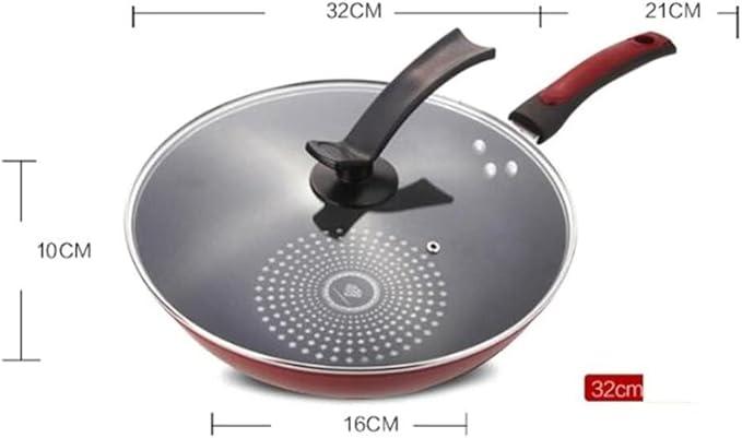 Household Non-Stick 2-Piece Cookware Set with Pot and Frying Pan Stainless Steel Induction &amp Universal Stove