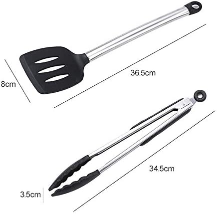 Kn430 8 in 1 Silicone + Stainless Steel Kitchen Tools Set with Bucket Cookware Set Cookware Picnic Boiler Cookware