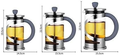 Press Coffee Maker Coffee Press CaffettiereCoffee Maker Coffee and Tea Maker Borosilicate Glass Coffee Press Stainless Steel Manual Coffee Makers For Home