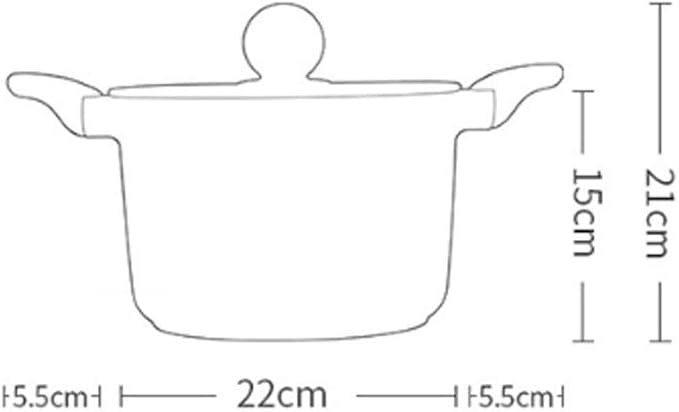 Cookware Set Soup Pot Frying pan Cooking Tool Non-Stick pan Kitchen Induction Cooker Milk Pot Noodles Pot Wok hotpot Casserole (Set meal5)