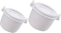 Healifty 2-Piece Microwave Rice Cooker Set Portable Food Steamer Pot Plastic Multi-Functional for Cooking Rice and Vegetables for Meal Prep and Lunch Containers