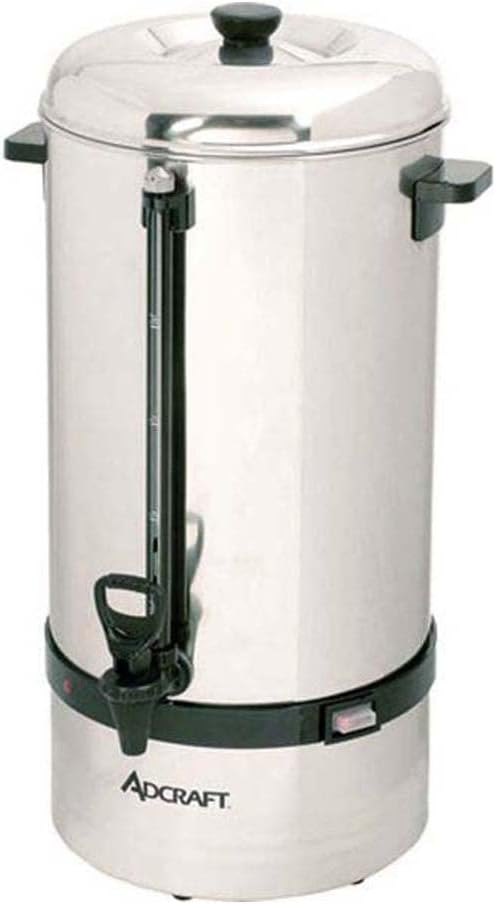 Adcraft CP-40 40-Cup Coffee Percolator 1350-Watts 120v NSF