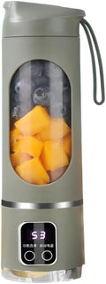 New wireless portable household juicer juicing cup USB charging small juicer (A-Green)