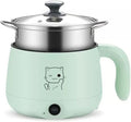 220V Multifunction Non-Stick Pan Samll 1-2 People Hot Pot Multi Electric Rice Cooker Home Dormitory Electric Cooking Machine (B 2L) (A 1L)