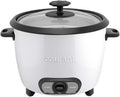 Courant large rice cooker 30 Cup cooked One-Touch large capacity rice cooker family Removable Non-Stick Bowl with steamer try white