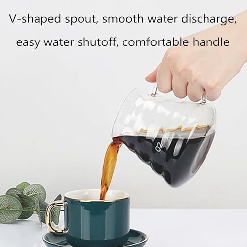 Cold Brew Drip TowerCold Drip Coffee Maker Iced Coffee Drip Towerwith Glass Carafe/Wooden Bracket