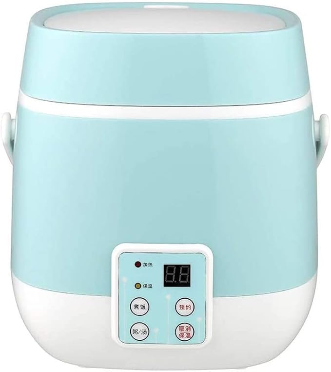Rice Cooker Household Mini Non-Stick Rice Cooker 12 Hours Appointment and Automatic Heat Preservation for 1-2 People (A) (B)