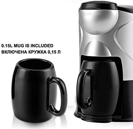 Coffee Machine 150ml Mini American Coffee Machine 300w Automatic Drip Coffee Maker Single Cup Coffee Maker for Home and Office