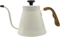 Pour Over Coffee Kettle Stainless Steel Coffee Maker Hand Drip Coffee Kettle with Thermometer Gooseneck Kettle Coffee Pot for TeaCoffee(Beige)