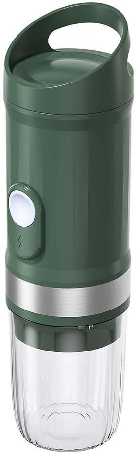 Portable Espresso Machine 20Bar Wireless Heating Mini Coffee Maker 9600mAh Rechargeable Battery Compatible with Capsules &amp Ground Coffee for Travel Camping Home Use