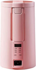 Juicer Electric Soymilk Machine Mini Heatable -Bean Milk Juicer Blender Rice Paste Maker Filter-Free with Steamer Breakfast