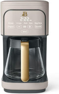 Beauti Coffee Maker 12 cup Programmable Brewing Versatility Advanced Programming 1200 W Keep Warm mode (Porcini Taupe)