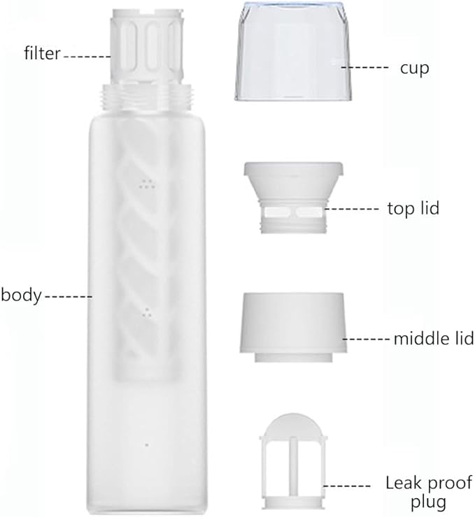 CANDeal Cold Brew Coffee Maker Heavy-Duty Glasses Pitcher Iced Coffee Maker and Tea Brewer with Easy to Clean Reusable Mesh Filter (500ml)