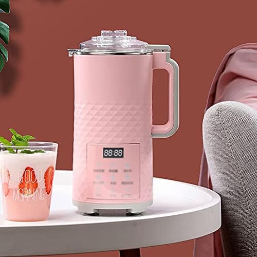 Portable Soy Milk Maker Multifunction Mini Juicer Soymilk Machine Household Small Multifunctional Food Supplement Heating(Black)