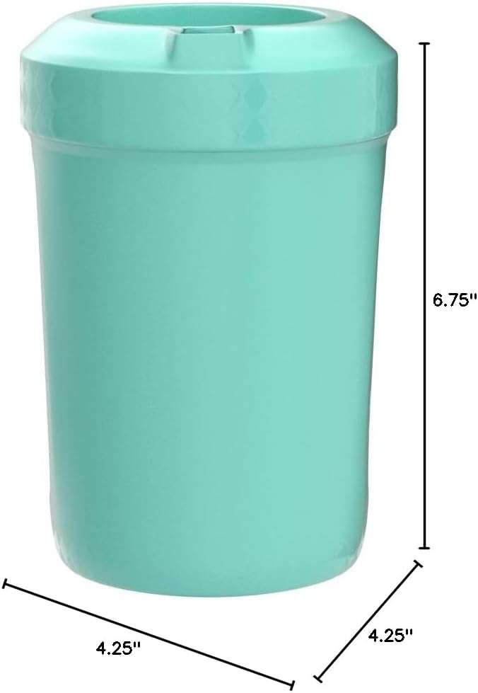 HyperChiller HC2AS Patented Iced Coffee/Beverage Cooler NEW IMPROVEDSTRONGER AND MORE DURABLE! Ready in One Minute Reusable for Iced Tea Wine Spirits Alcohol Juice 12.5 Oz Aqua Sky