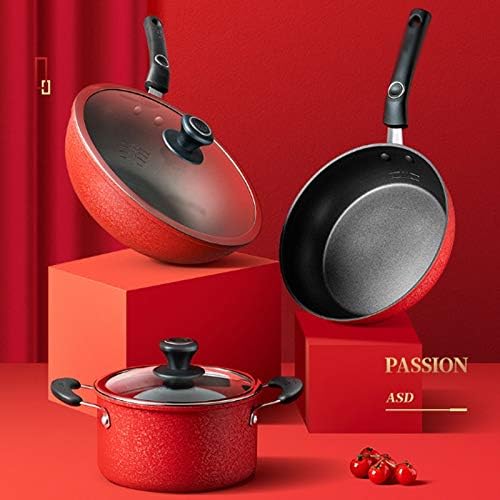 Cookware Aluminum Alloy Non Stick Pot Set Multi Functional Cooking Utensils for Household Kitchens Cookware Set