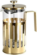 Coffee Press Pot Stainless Glass Coffee Maker Turkish Coffee Pot for Making Tea At Home Pots (350ml)