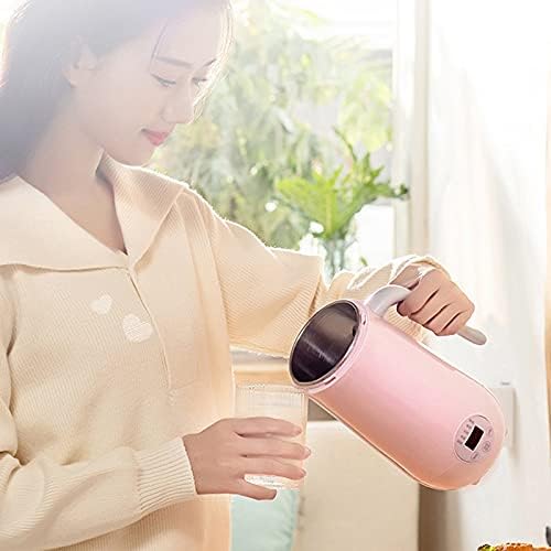 Mini Soymilk Machine Portable Soy Milk Rice Paste Maker Electric Juicer Blender Food Grinding Heating Processor(E)