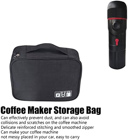 Pssopp Portable Coffee Maker Storage Bag - Travel Carrying Case Tote for Machine and Capsules