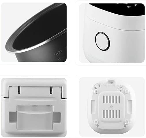 3l Electric Nonstick Rice Cooker Portable Home Touch Reservation Rice Cooker With Steam And Rinse Basket 15 Minutes Quick Cook