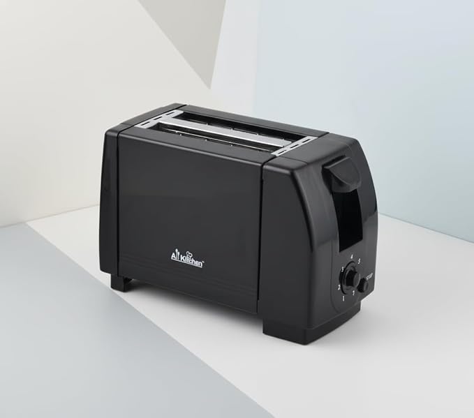 J&ampV TEXTILES Cool Touch Toaster with 6 Temperature Settings &amp Extra Wide 1.25 Slots for Bagels Waffles Specialty Breads Puff Pastry Snacks ETL Certified 2 Slices (Black)