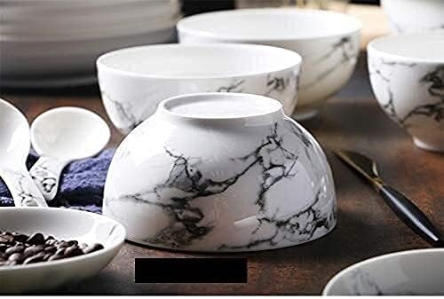 Dinnerware Set Dinner Party Tableware Service Set 44 Pieces Ceramic Tableware Set Japanese Marble Pattern Bowl Fish Plate Soup Pot Set Bowl Plate Dish Tableware Service for 10