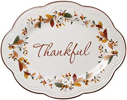 Pfaltzgraff Autumn Berry 16 Piece Dinnerware Set Service for 4 Multi Colored &amp Autumn Berry Small Oval Platter