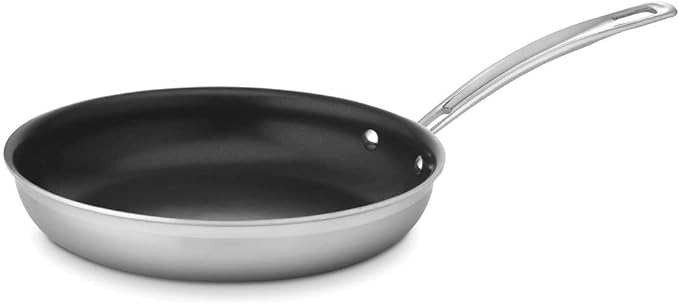 Cuisinart 7-Piece Triple Ply Stainless Steel Cookware Set with 10 Nonstick Skillet