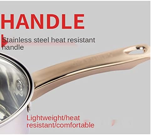 Stainless Steel 6 Piece Kitchen Pot Set Household Electromagnetic Stove Gas Stove Frying Pan Milk Pan Cooking Pot Cookware Set