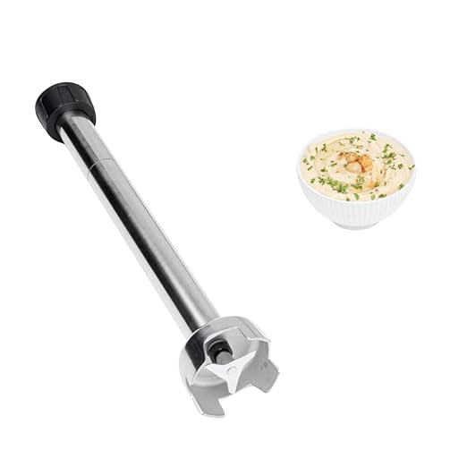 Restaurantware-ATTACHMENT ONLY: Hi Tek 18 Inch Immersion Blender Attachment 1 Dishwashable Blending Shaft - Blender Sold Separately Durable Stainless Steel Blenders Attachment