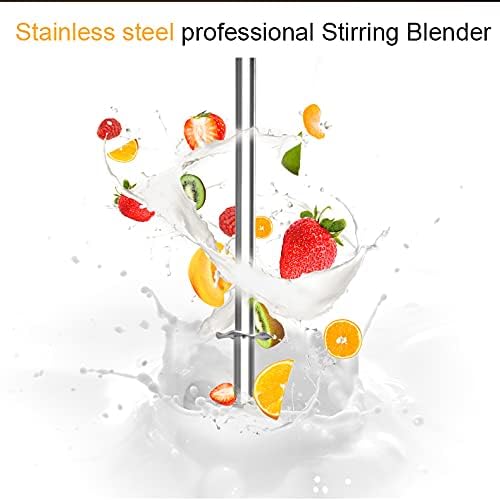 Electric Milkshake Maker Drink Mixer Stainless Steel Smoothie Blender 2 Adjustable Speed