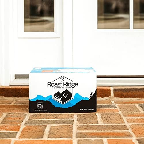 Roast Ridge Single Serve Coffee Pods for Keurig K-Cup Brewers Variety Pack Medium Roast 100 Count (50 each: French Vanilla Hazelnut)