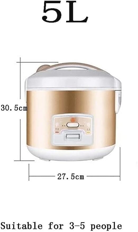 Portable rice cookerRice Cooker Household Non-Stick Rice Cooker Warm Function One-Key Cooking for 1-7 People (4L)