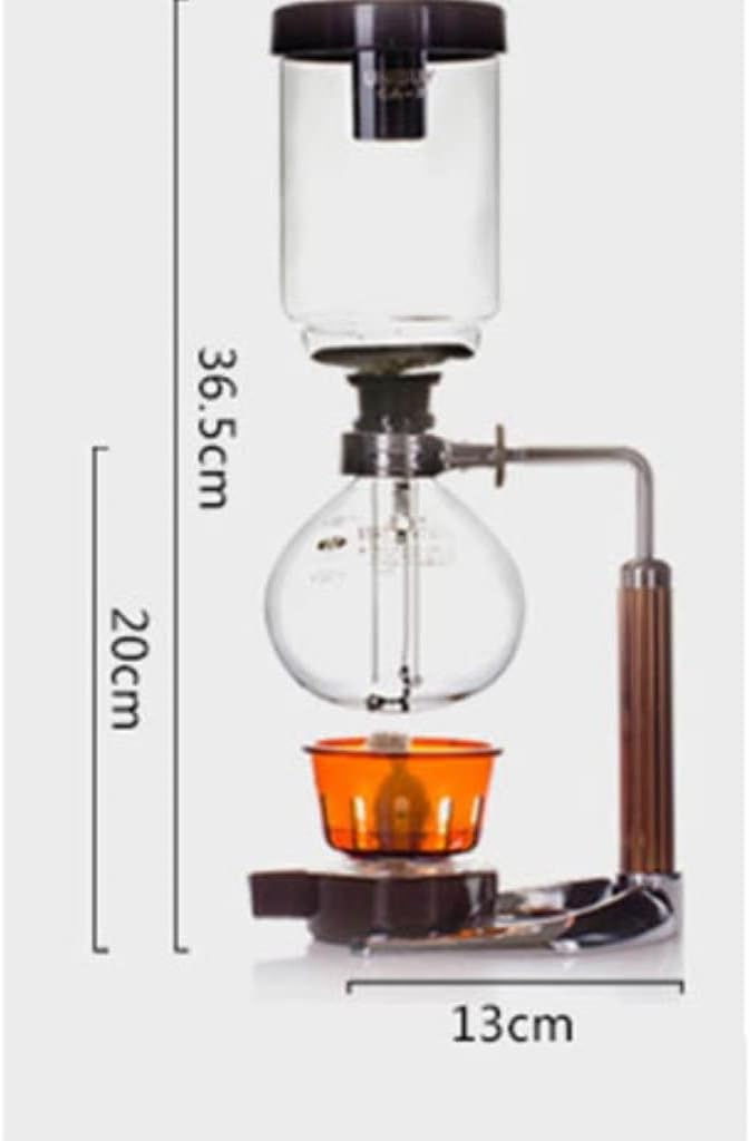 Vacuum Siphon Coffee Maker Manual Coffee Bean Grinder Household Glass Siphon Pot Siphon Type Manual Coffee Maker Coffee Set