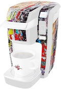 Decal Style Vinyl Skin compatible with Keurig K10 / K15 Mini Plus Coffee Makers Abstract Graffiti (COFFEE MAKER NOT INCLUDED)
