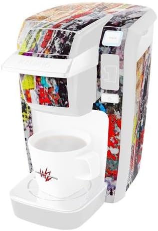 Decal Style Vinyl Skin compatible with Keurig K10 / K15 Mini Plus Coffee Makers Abstract Graffiti (COFFEE MAKER NOT INCLUDED)
