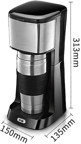 Coffee Machine Coffee Machine Compact Coffee MachineCoffee Machine and Other Automatic Drinks-Black650 WBoil-Dry Protection Anti-Drip FunctionAutomatic Turn-Off Feature