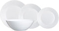 Luminarc Harena Dinnerware Plates and Dishes 19 PIEZAS White